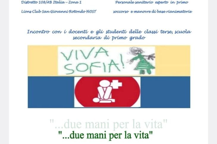 Viva Sofia....due mani per la vita