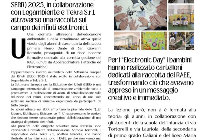 Articolo settimana europea rifiuti Raee ....pdf