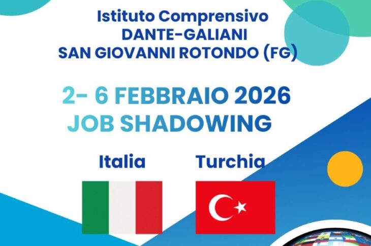 “Accoglienza delegazione turca” 2 per attività formativa Job Shadowing.